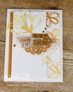 Sunshine Sayings, Stampin' Up!, Stampin' Up! Demo