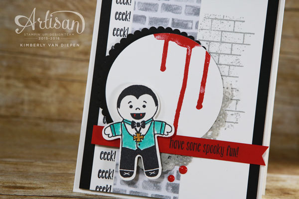 Dracula, Cookie Cutter Halloween, Stampin' Up!