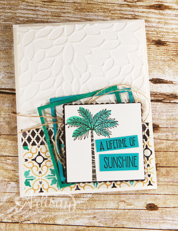 Tropical Paradise, Stampin' Up!, Totally Trees