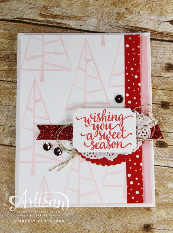 Christmas Countdown, Stampin' Up!, Twinkle Trees