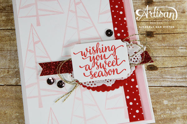 Christmas Countdown, Stampin' Up!, Twinkle Trees