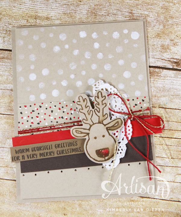 Decorative Masks, Stampin Up!, Cookie Cutter Christmas