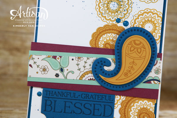 Grateful, Stampin' Up!, Paisleys & Posies