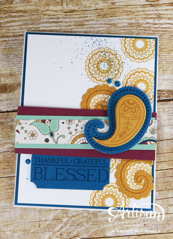 Grateful, Stampin' Up!, Paisleys & Posies