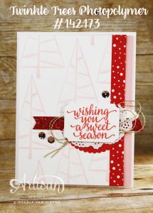 Christmas Countdown, Stampin' Up!, Twinkle Trees