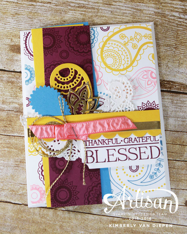 Color Inspiration, Stampin' Up!, Paisleys & Posies