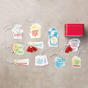 Tin of Tags, Stampin' Up!, Artisan Hop