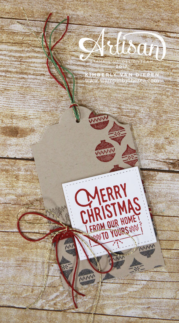 Christmas Tags, Stampin' Up!, Wrapped in Warmth