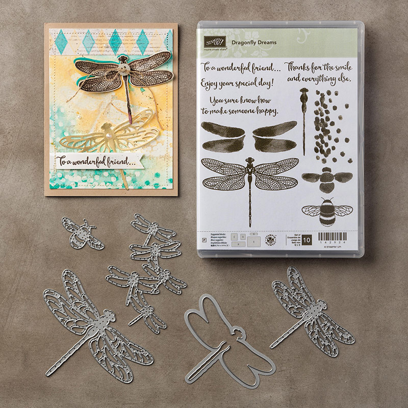 Masking Technique, Dragonfly Dreams, Stampin' Up!