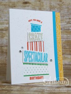 Spectacular Birthday Cake Crazy, Stampin' Up!