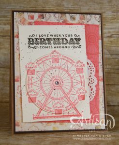 Big Top Birthday, Stampin' Up!, Carousel Birthday