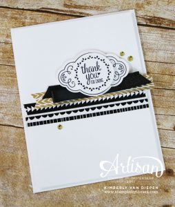 Elegant Thank You, Label Me Pretty, Stampin' Up!