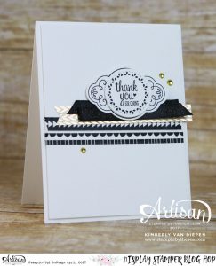 Elegant Thank You, Label Me Pretty, Stampin' Up!