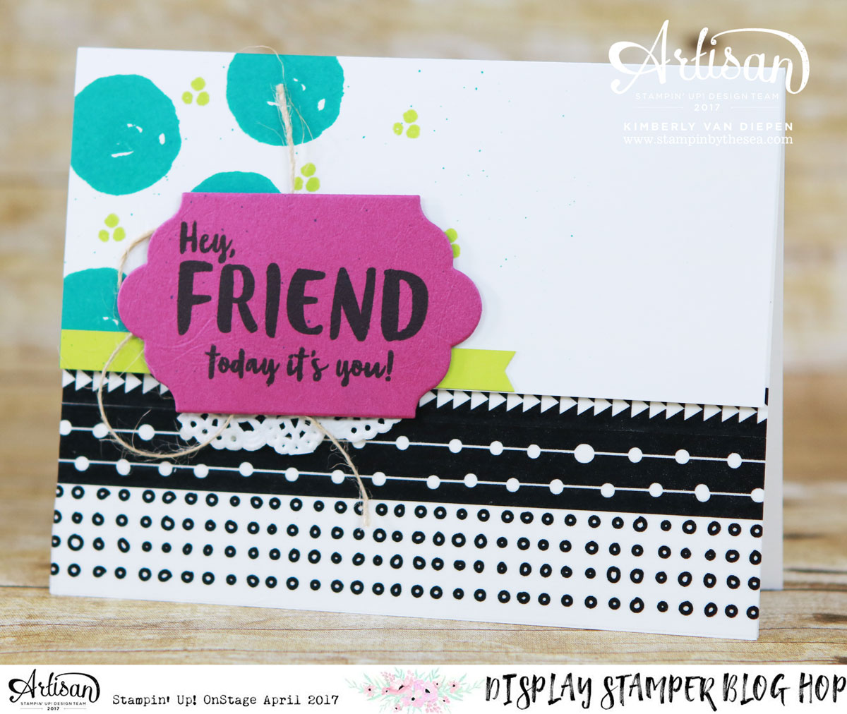 Bold Bright Color Combination, OnStage Display Stamper, Stampin' Up!