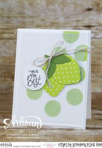 Lemon or Lime, Stampin' Up!, OnStage Display
