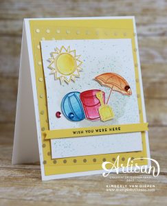 Spring Break, Day at the Beach, Stampin' Up!