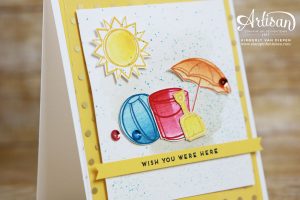 Spring Break, Day at the Beach, Stampin' Up!