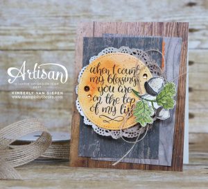 Count My Blessings, Stampin' Up! Artisan Hop