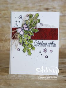 Holly Berry Happiness, Stampin' Blends, Stampin' Up!