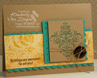 Independent Stampin' Up! Demonstrator Kimberly Van Diepen