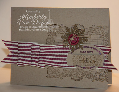 Independent Stampin' Up! Demonstrator Kimberly Van Diepen