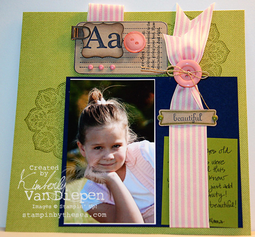 Independent Stampin' Up! Demonstrator Kimberly Van Diepen Woodbridge, VA