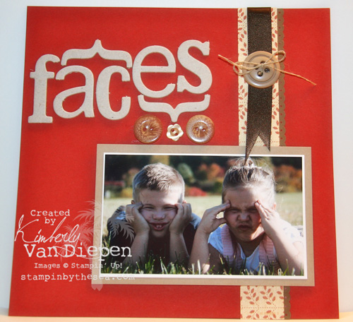 Independent Stampin' Up! Demonstrator Kimberly Van Diepen