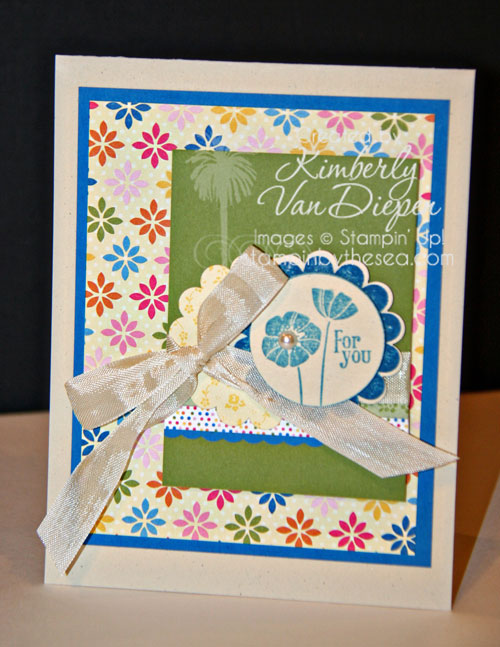 Independent Stampin' Up! Demonstrator Kimberly Van Diepen