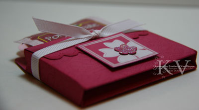 scallop envelope tea holder