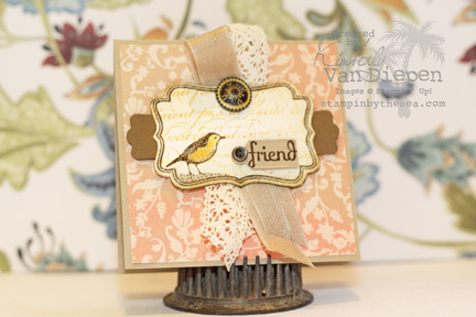 Independent Stampin' Up! Demonstrator Kimberly Van Diepen