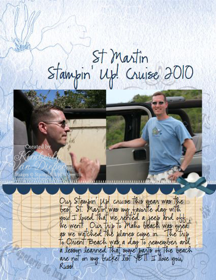 Independent Stampin' Up! Demonstrator Kimberly Van Diepen