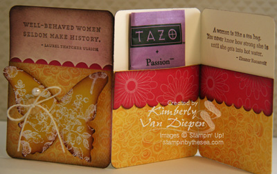 Independent Stampin' Up! Demonstrator Kimberly Van Diepen