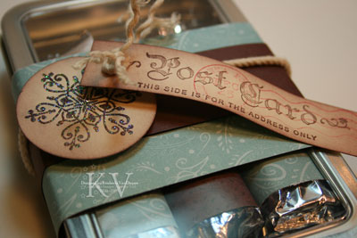 Tin Christmas Blue
